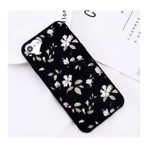 Black Floral iPhone Case